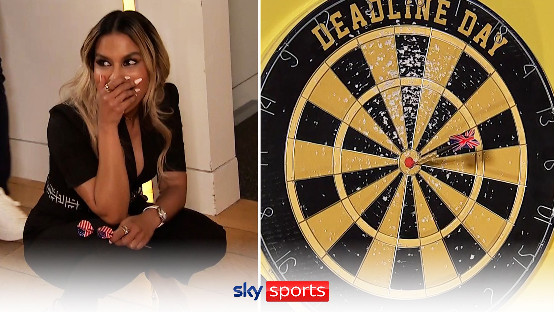 From bullseye to off the board! How Deadline Day took a hilarious darts twist!