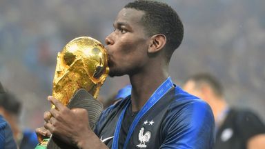 Pogba won the 2018 World Cup with France