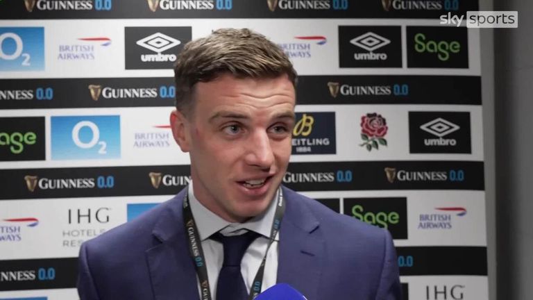 George Ford appeared unhappy by the decision to allow Wales to charge down his conversion attempt during the Six Nations clash at Twickenham.