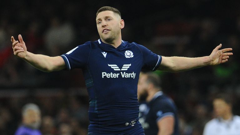 Finn Russell and Scotland collapsed in the second half and were fortunate to hold on and win