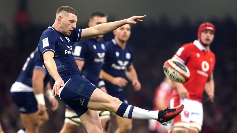 Finn Russell kicked the opening penalty and created Scotland's tries 