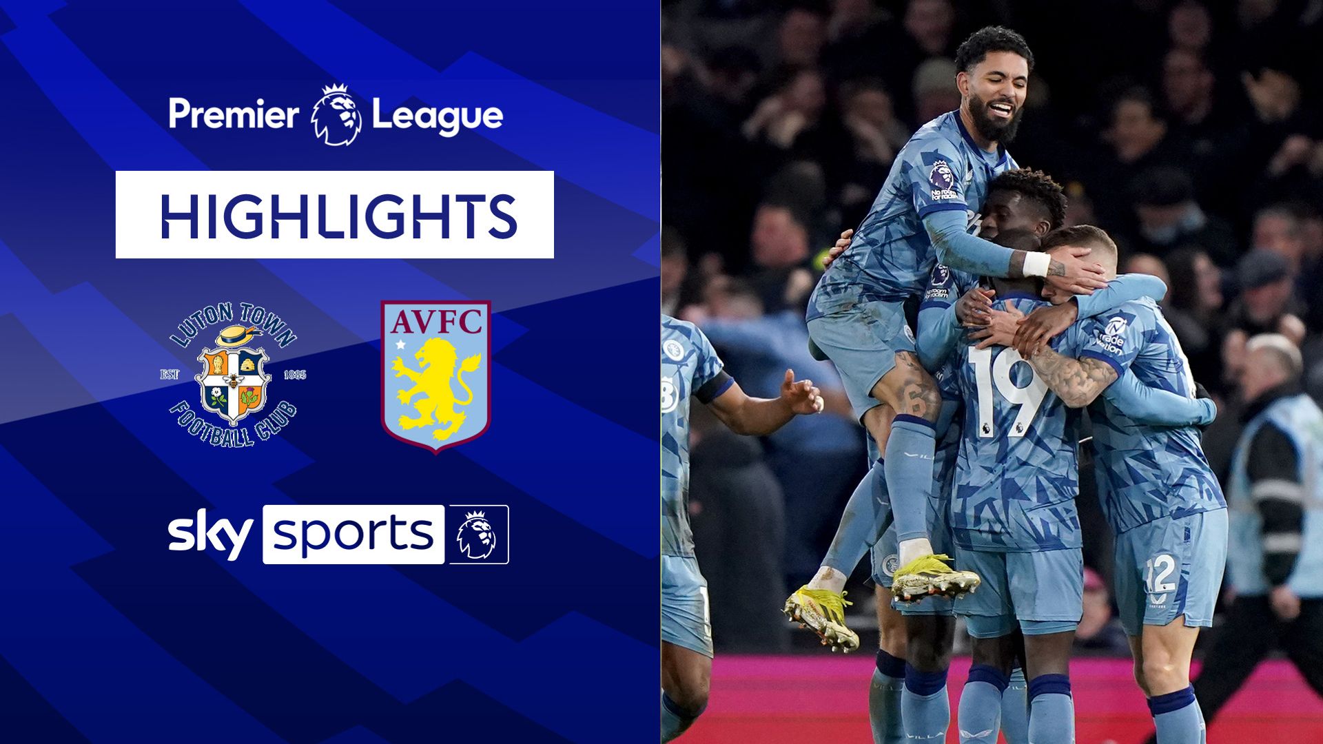 Digne snatches Villa late win after spirited Luton comeback