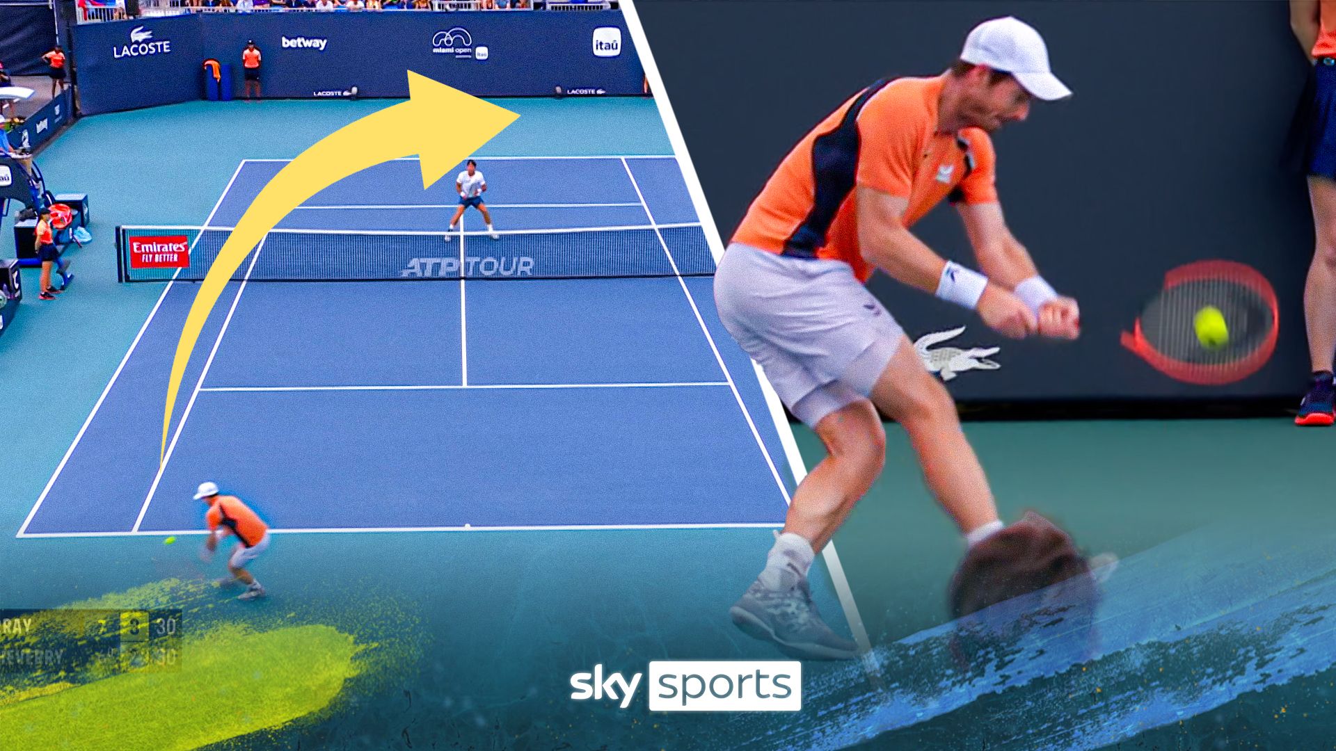 Murray dazzles in Miami with two outrageous points!