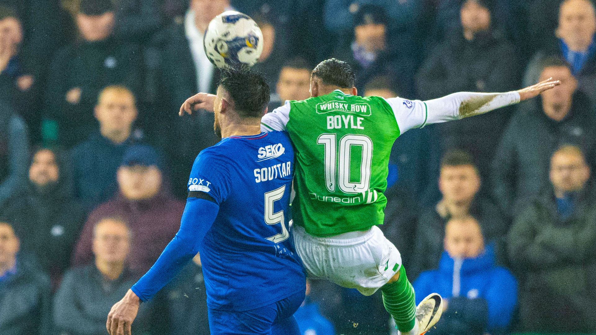 Hibs' Boyle home from hospital after suffering a concussion