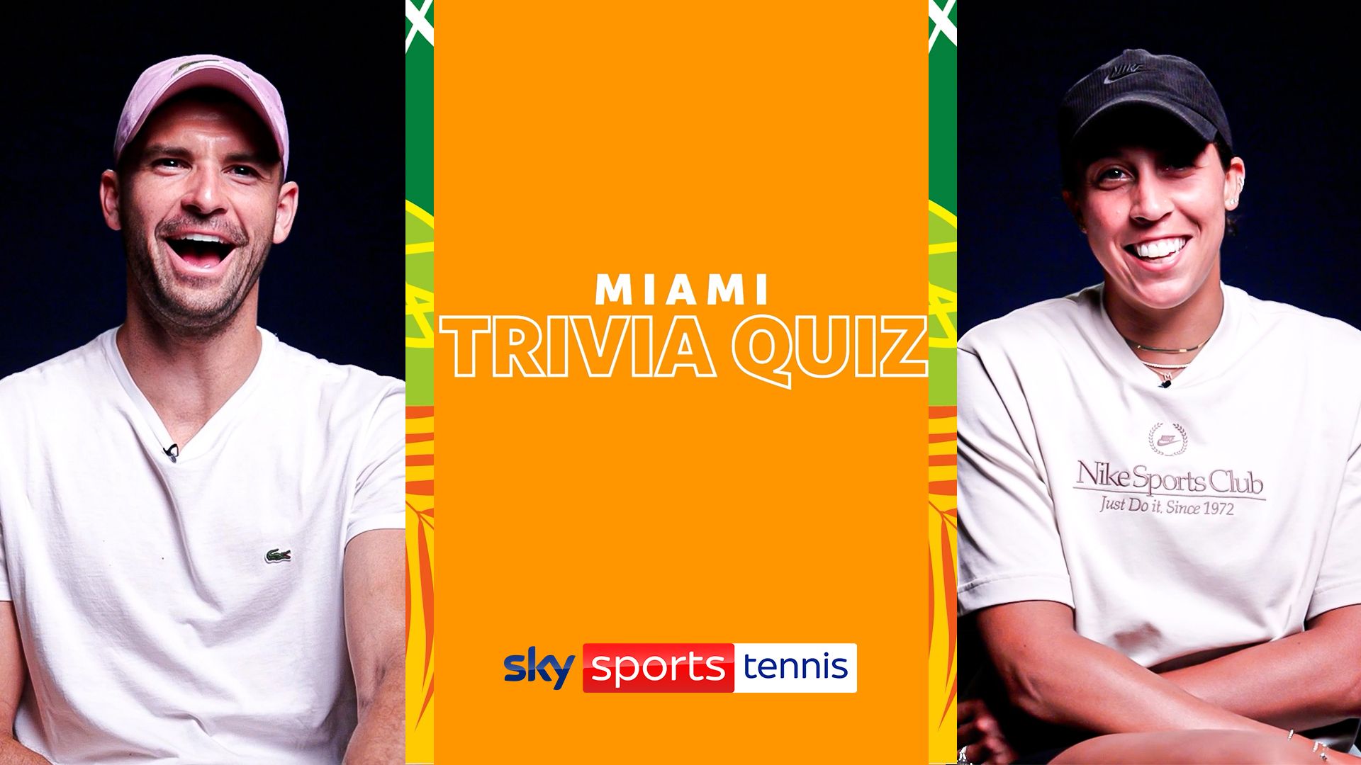 ATP and WTA players get put to the test in 'The Miami Quiz'