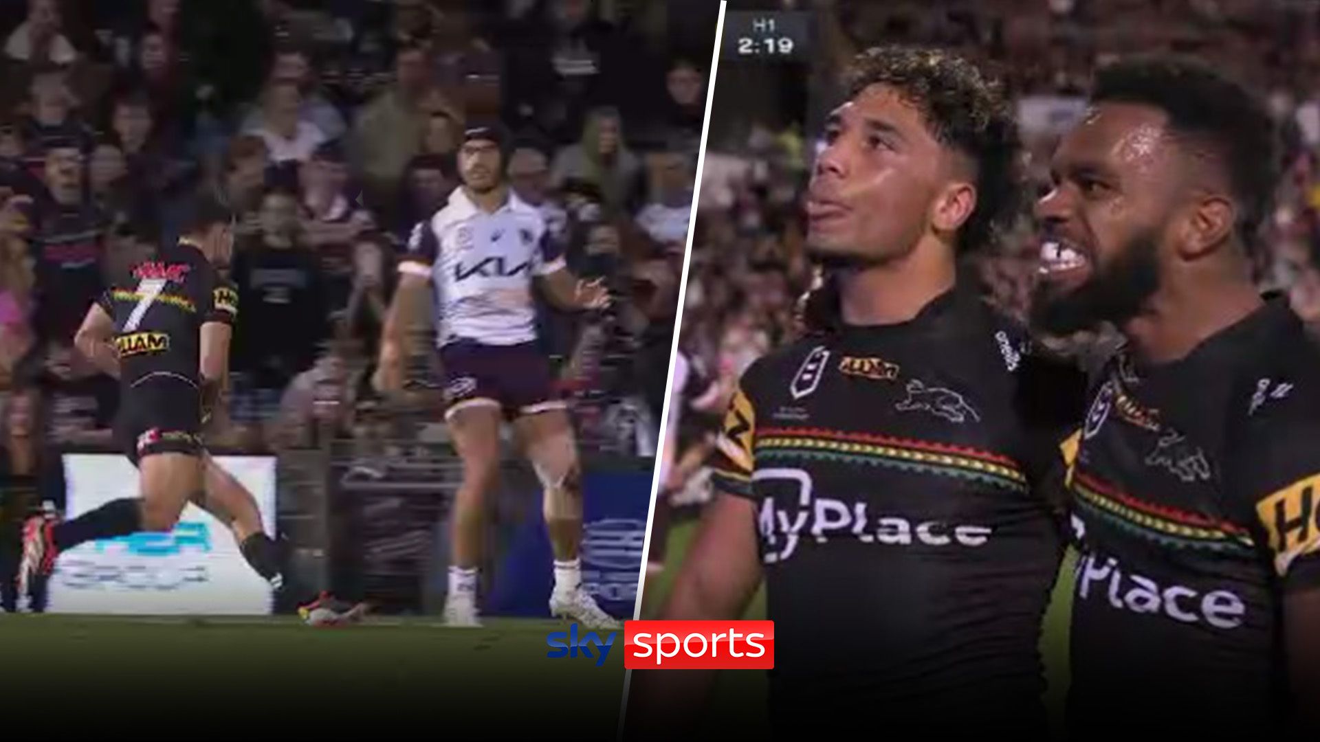 'He puts that on a platter!' | Cleary provides sensational assist for Panthers