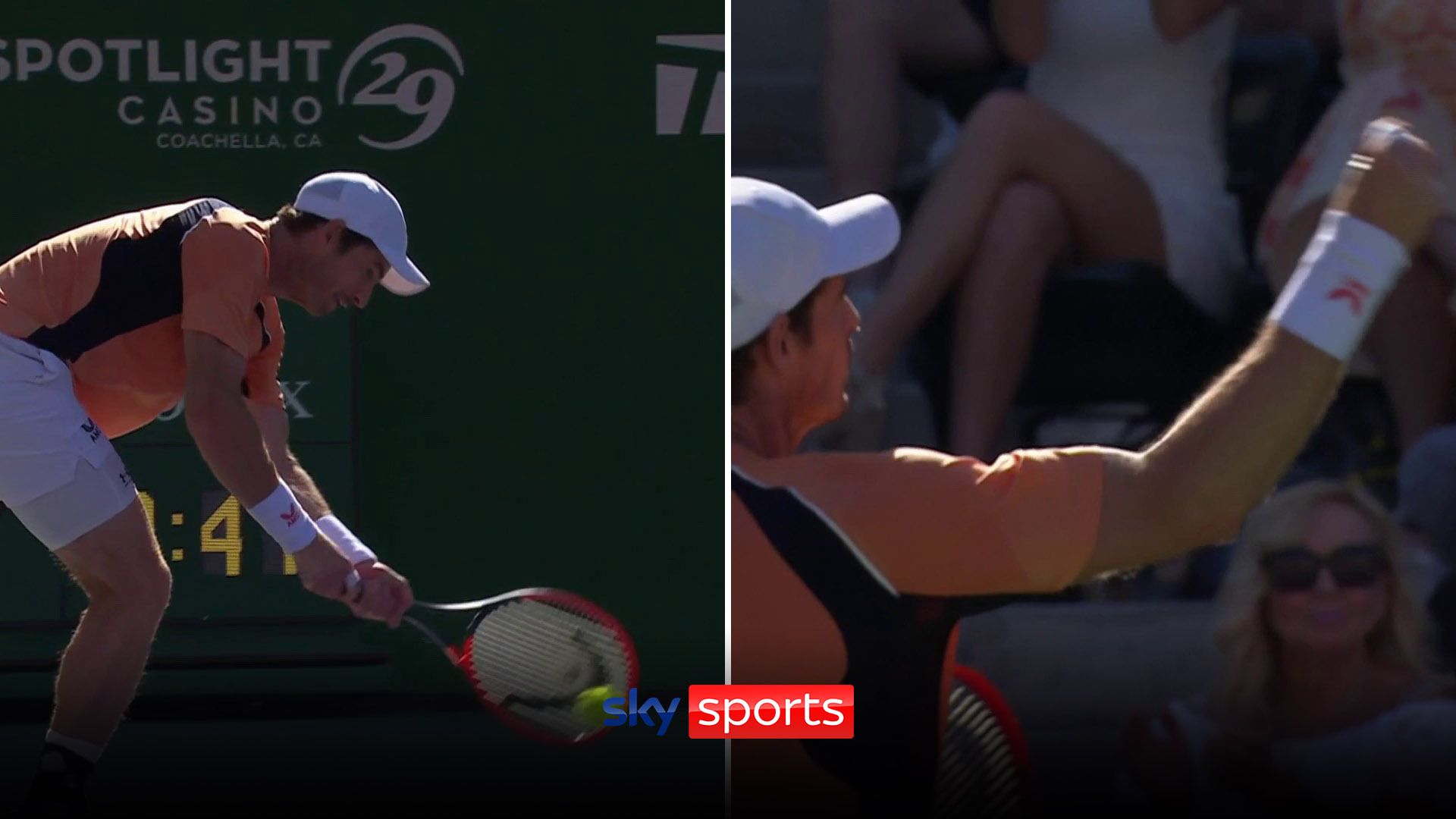 'A bit of Murray magic!' | Brit produces brilliant backhand passing shot