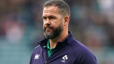 Ireland head coach Andy Farrell has spoken about his players facing online abuse