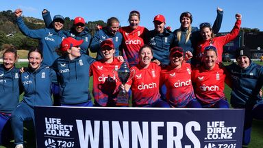 England Women wrapped up a 4-1 T20 series victory in New Zealand