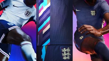England have unveiled their kit for Euro 2024, including a purple away kit (Credit: Nike)