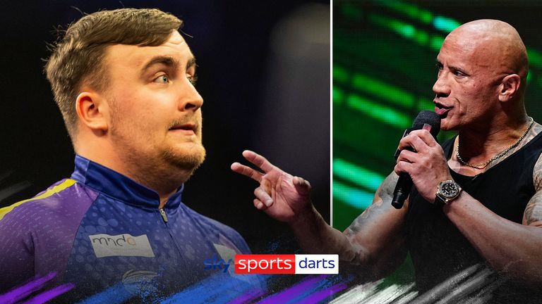 Darts sensation Luke Littler picks his favourite WWE wrestler as he takes on the Sky Sports 'Winner Stays On' challenge