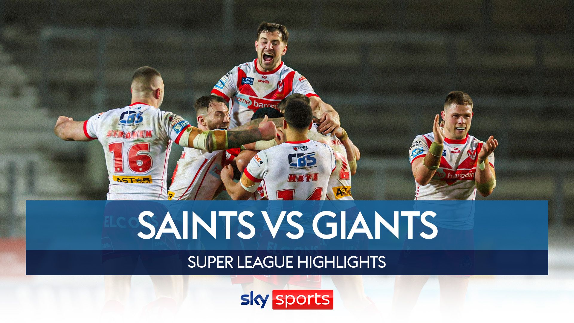 St Helens 13-12 Huddersfield Giants