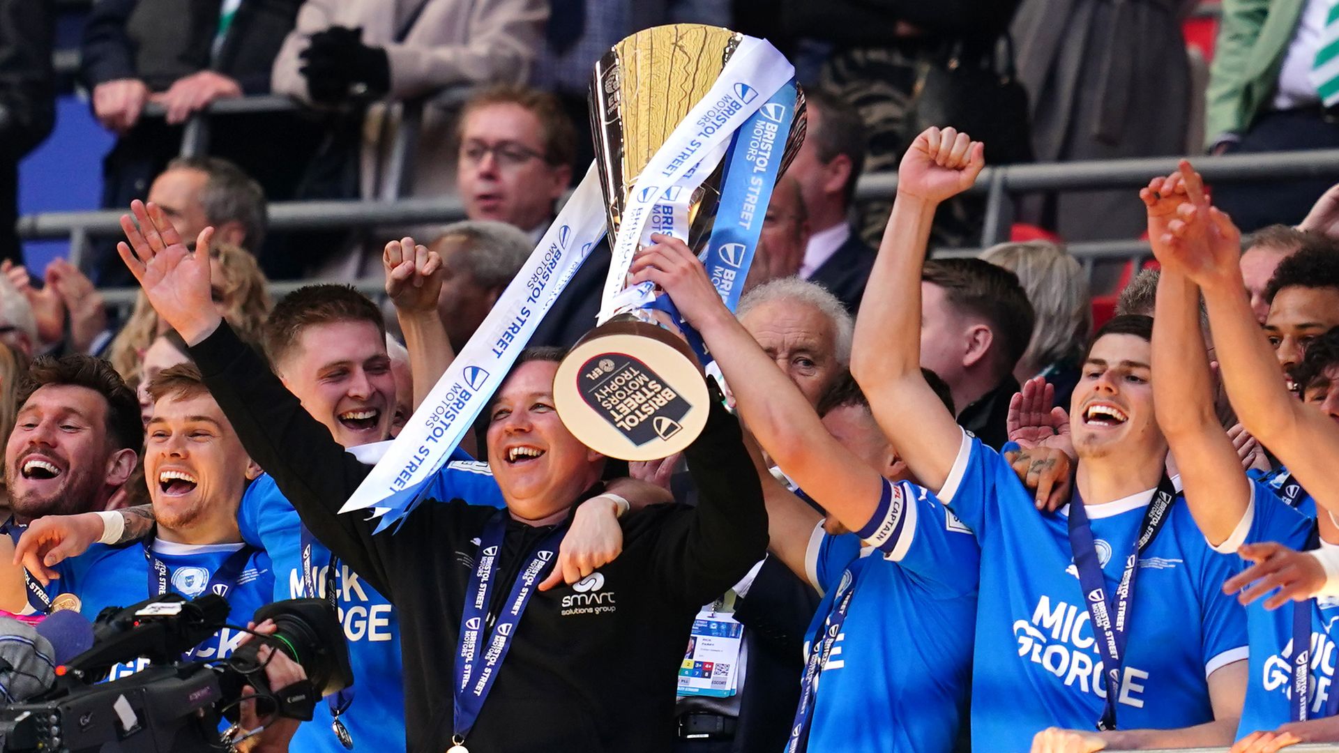 Peterborough win Bristol Street Motors Trophy after late Burrows double