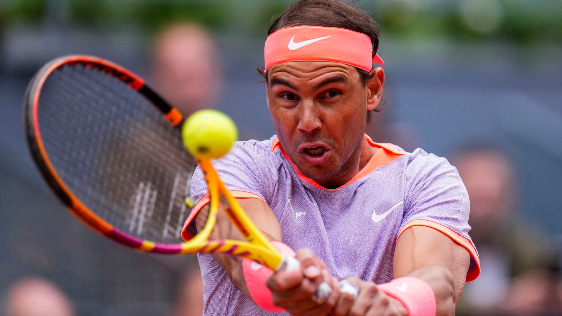 Nadal and Alcaraz in Tuesday Madrid Open action, live on Sky