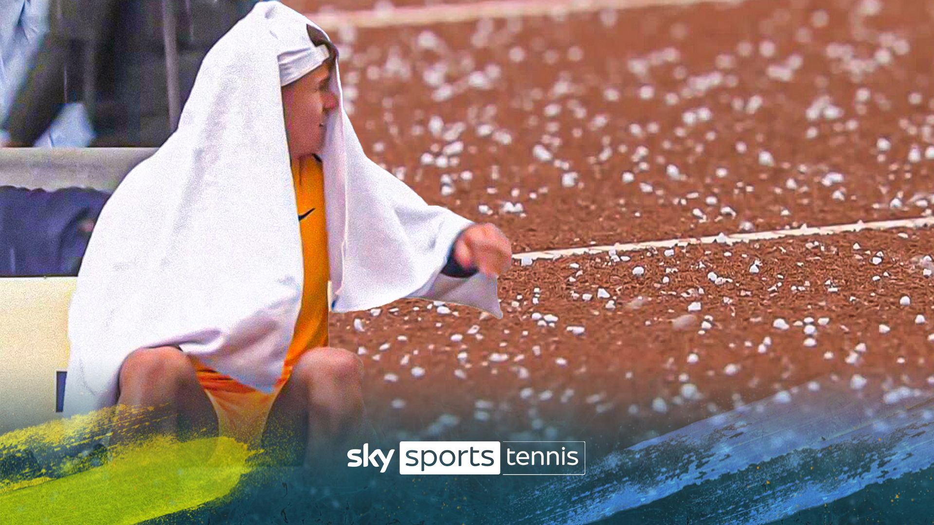 Hailstorm suspends Rune match in Munich