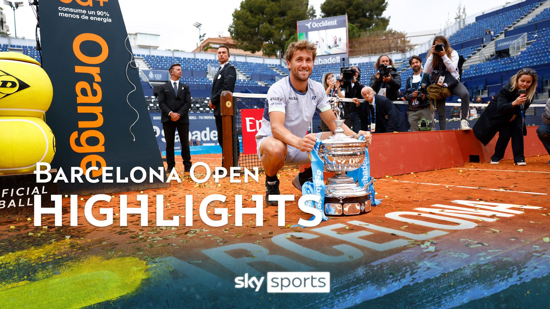 Ruud beats Tsitsipas to win Barcelona Open