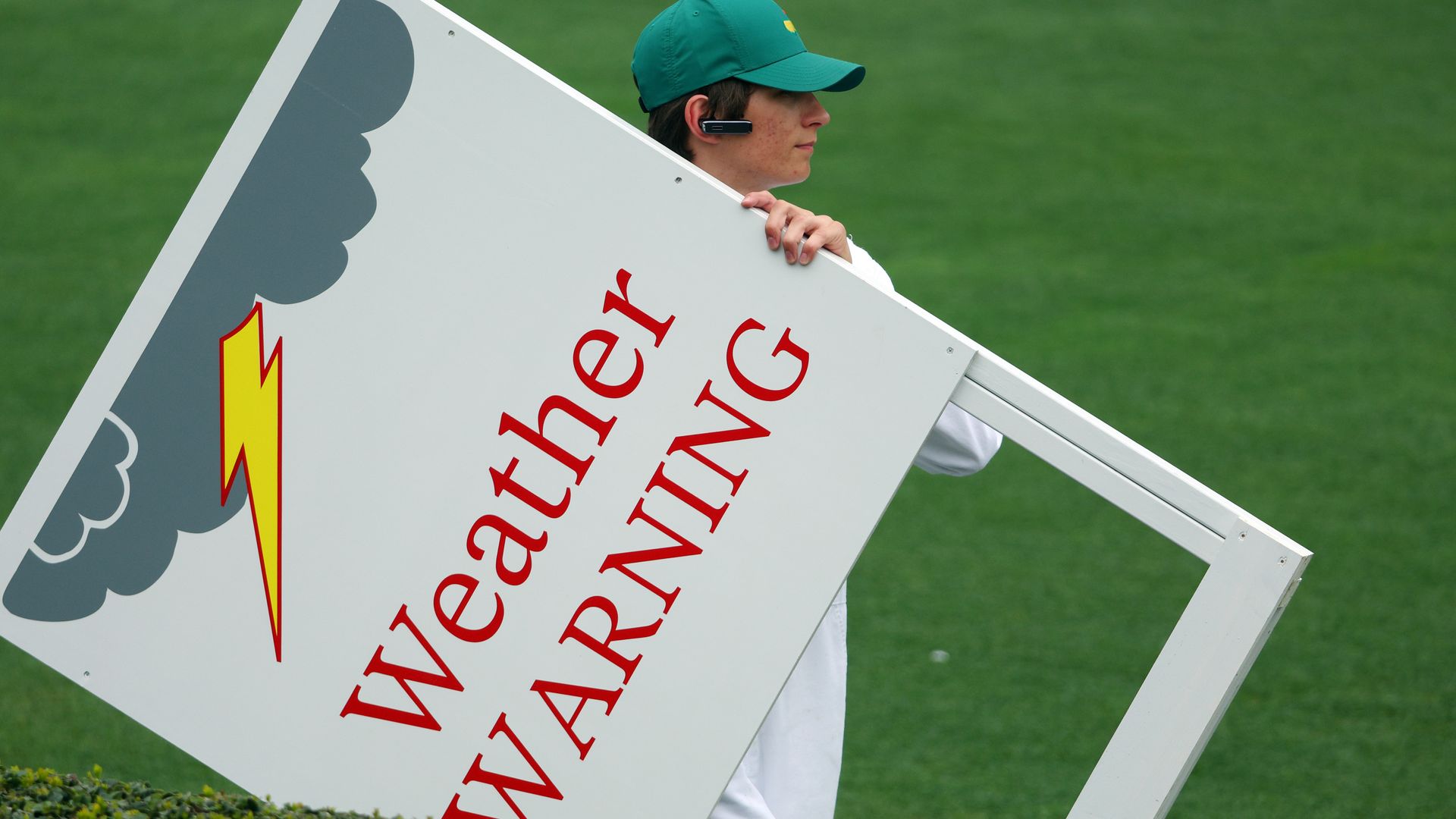 Will storms delay the start of The Masters?