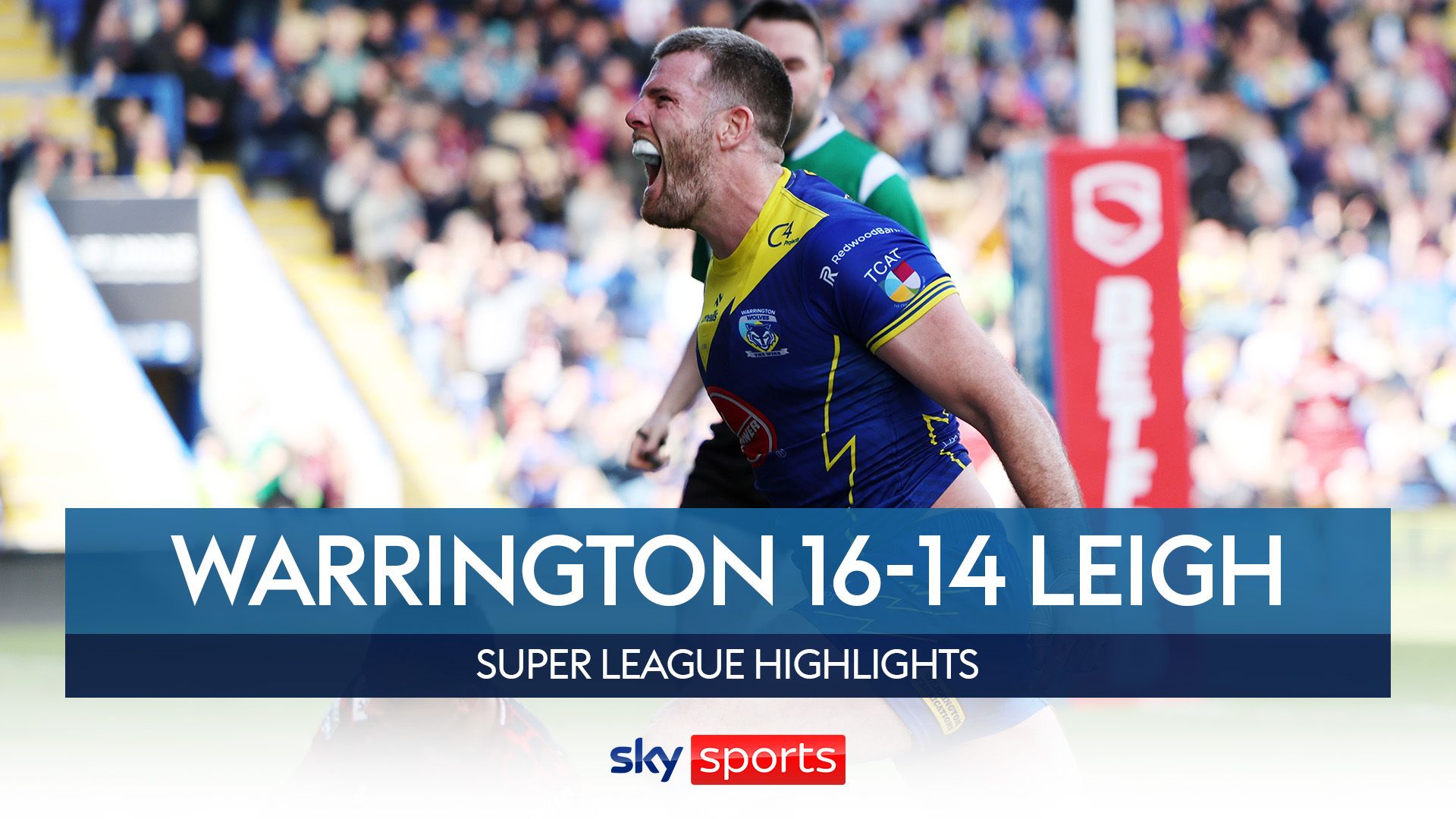 Warrington Wolves 16-14 Leigh Leopards