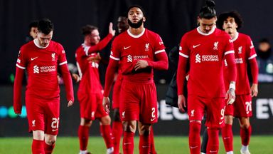Liverpool crashed out of the Europa League to Atalanta