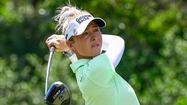 Nelly Korda is searching for a record-equalling fifth-straight win on tour