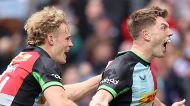 Will Porter scored two late tries for Harlequins having been brought on to replace Danny Care