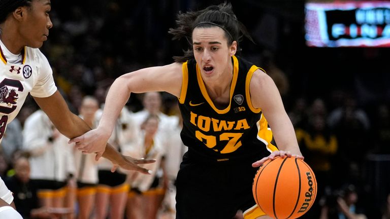 Iowa guard Caitlin Clark was a college basketball phenomenon (AP Photo/Carolyn Kaster)
