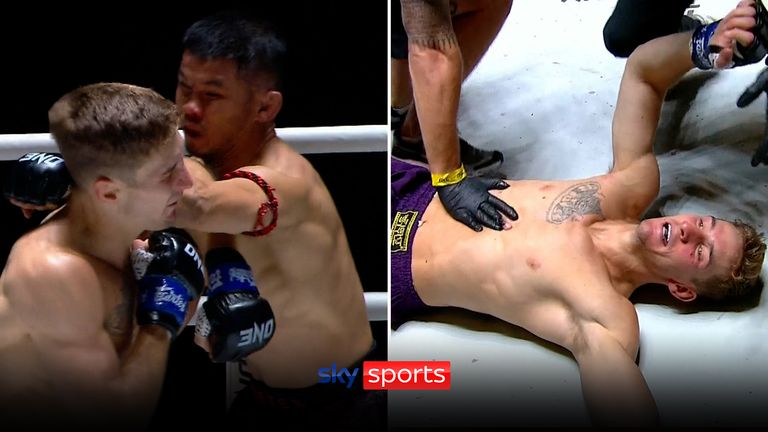 Check out this HUGE knockout from Scotland's Nico Carrillo