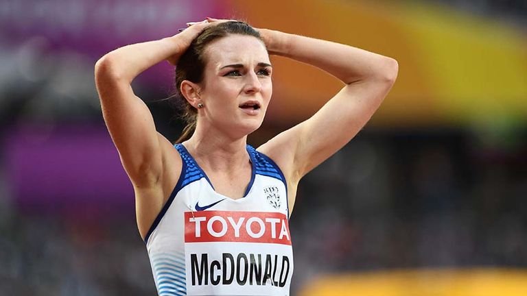 McDonald is currently training with a view to representing Team GB at the 2024 Paris Olympics