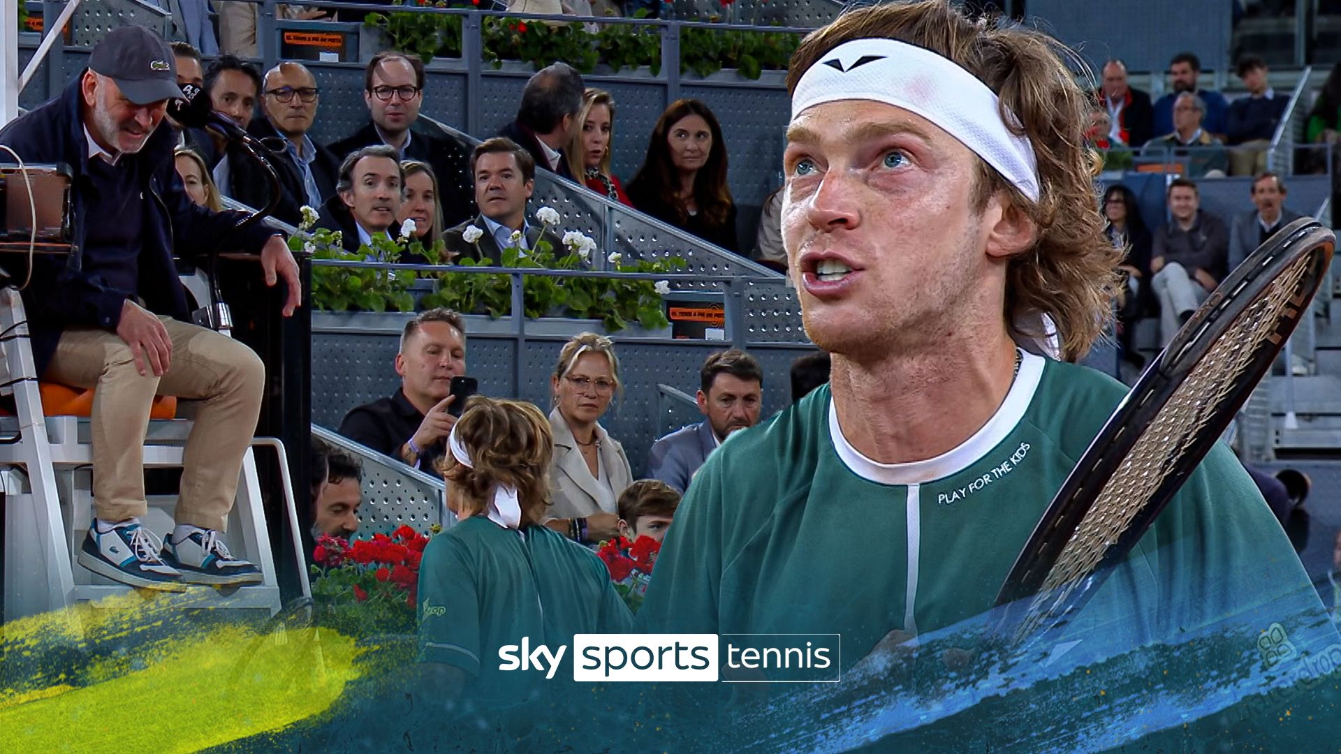 Rublev furious with umpire over challenge procedure