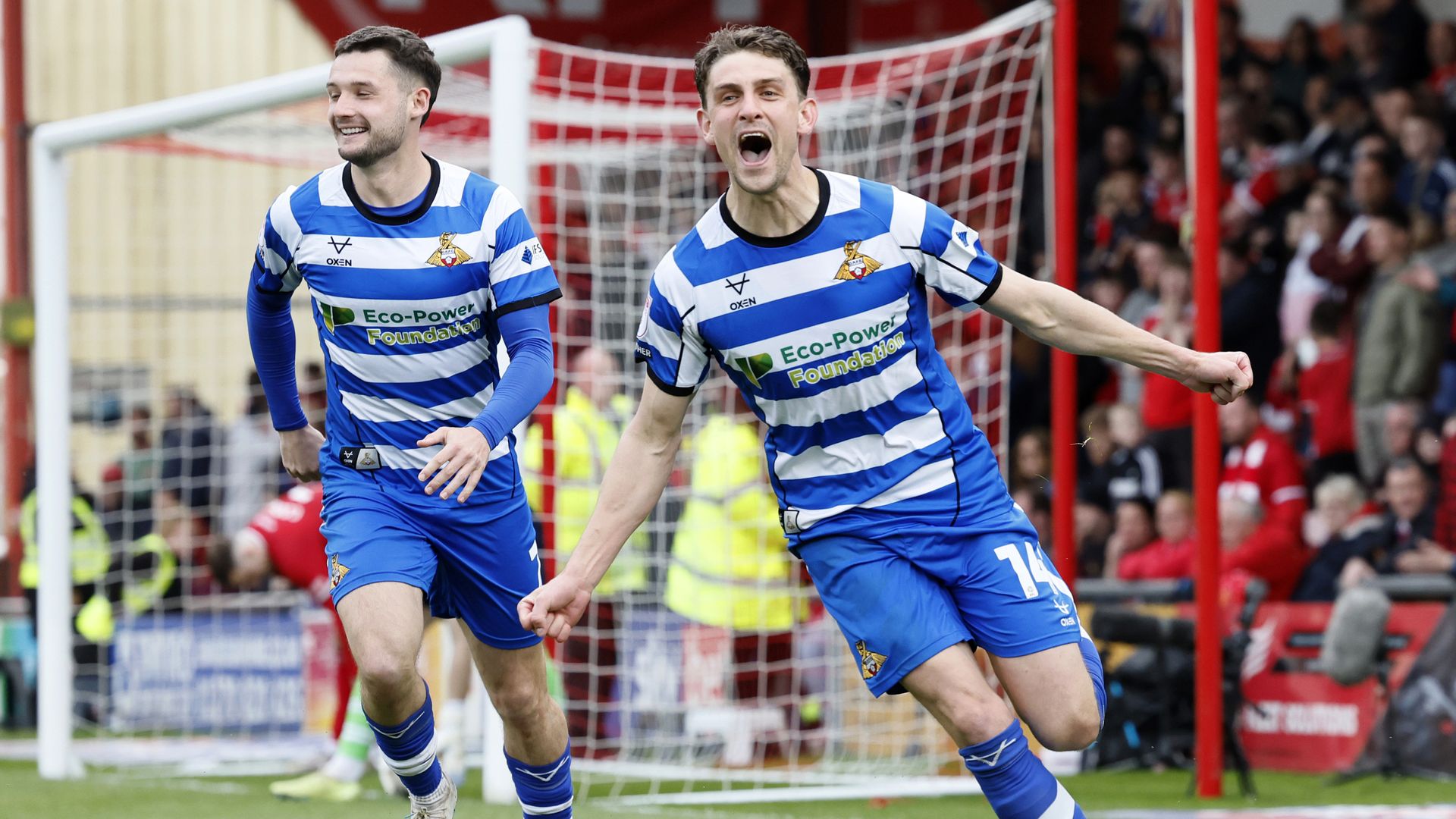 Doncaster in command of League Two play-off semi after win at Crewe 