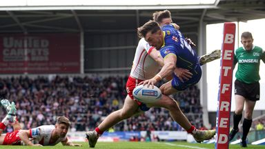 Image from Matty Ashton: How Warrington Wolves winger went from 'odd one out' to spectacular Super League try-scorer