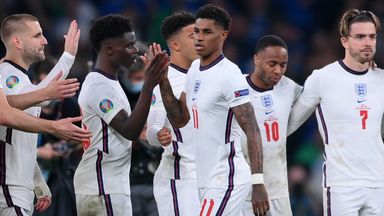 England's players were racially abused online after their Euro 2020 defeat to Italy