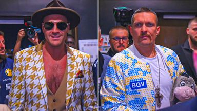 Fury and Usyk arrive