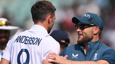 Anderson held talks with Brendon McCullum before announcing the date for his final England appearance 