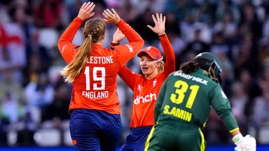 Sophie Ecclestone passed Katherine Sciver-Brunt's mark with her 115th T20I wicket in England's win over Pakistan