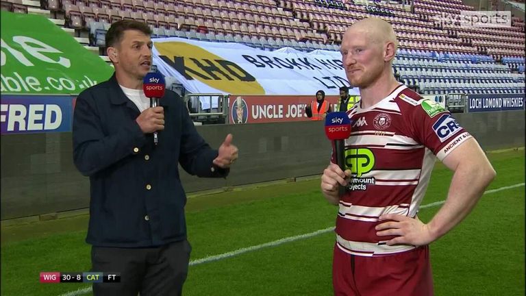 Wigan Warriors' Liam Farrell analysed his teammate Bevan French's amazing kick ahead which lead to Abbas Miski's try.