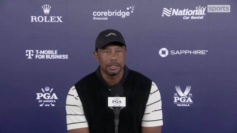 Woods says his body feels fine but he wishes his game was sharper heading into the PGA Championship