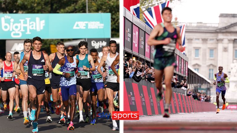 Team GB marathon runner Phil Sesemann says outkicking Sir Mo Farah in a sprint finish at the London Marathon in 2023 was quite a moment for him and a big step up in performance
