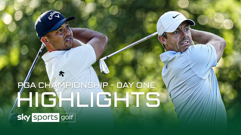 Highlights from day one of the PGA Championship at Valhalla Golf Club