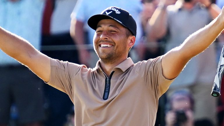 Xander Schauffele's one-shot victory moves him above Rory McIlroy into world No 2