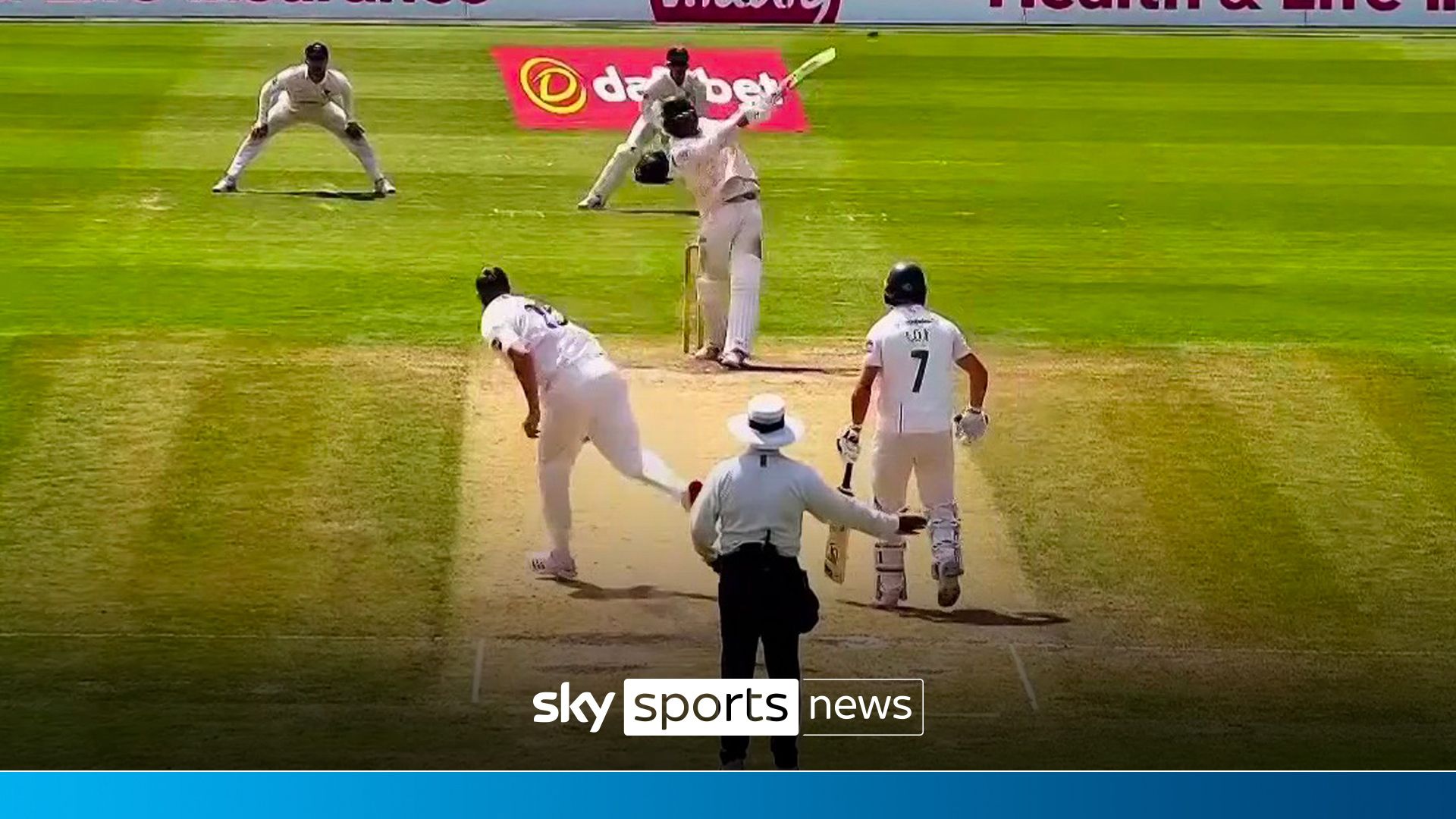 Unwanted history! Robinson concedes 43 runs in ONE OVER!