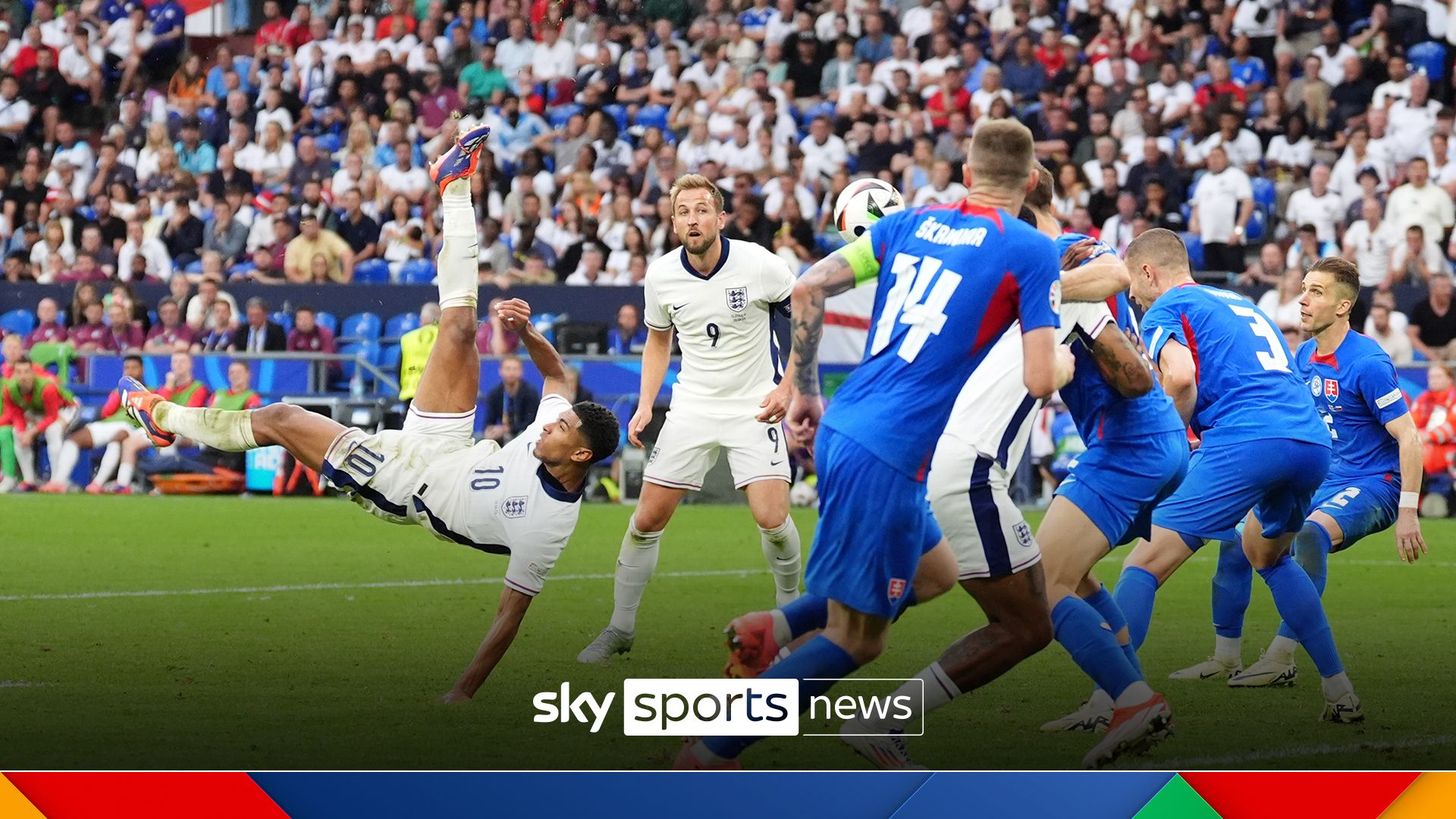 Bellingham and Kane heroics rescue England against Slovakia