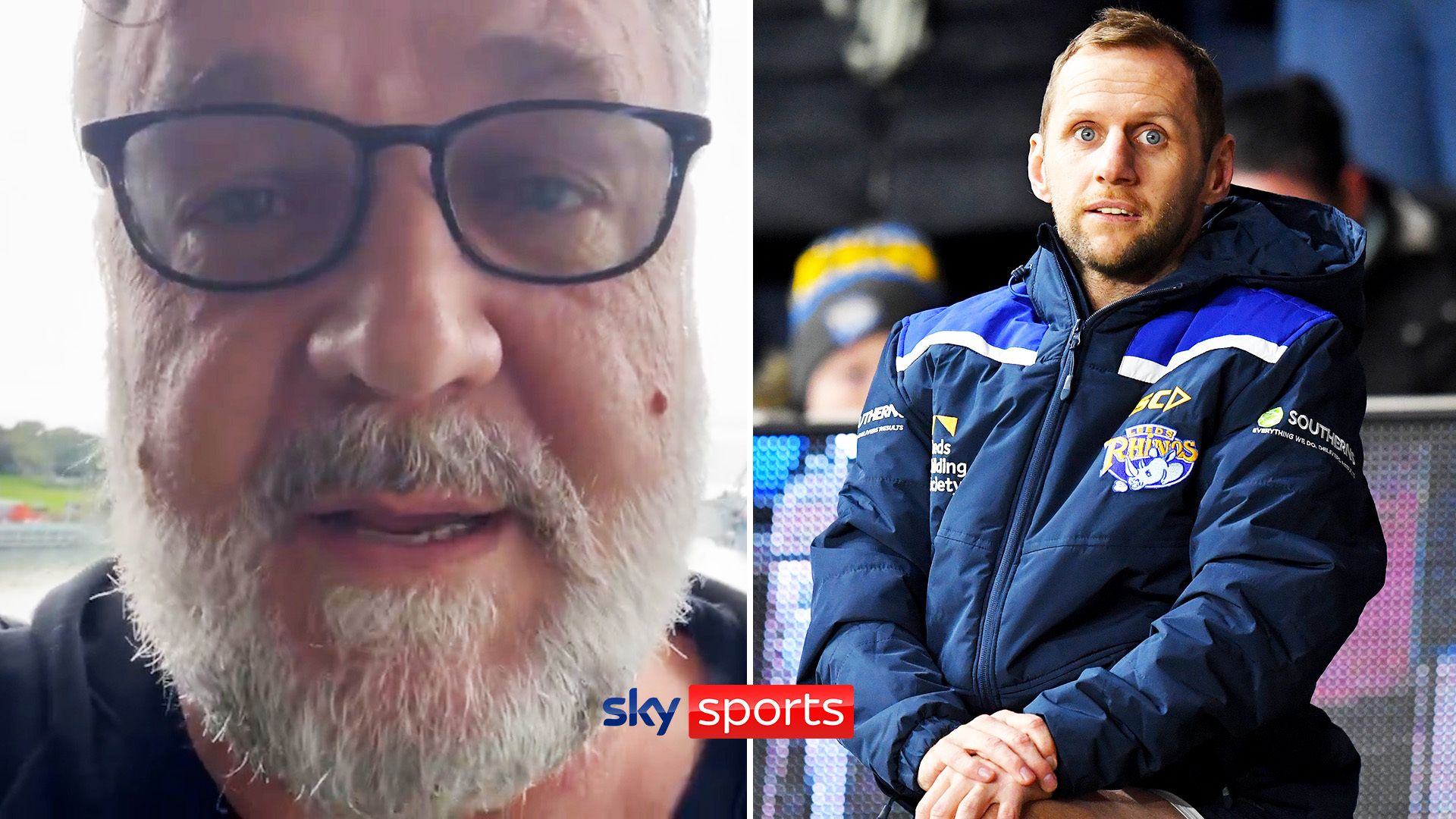 'Little champion' - Russell Crowe pays tribute to Rob Burrow