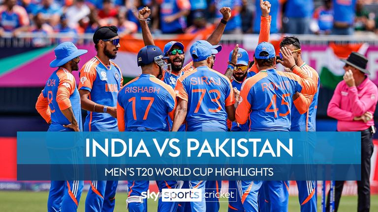 Highlights from New York as India beat their fierce rivals Pakistan by six runs to go top of Group A at the T20 World Cup