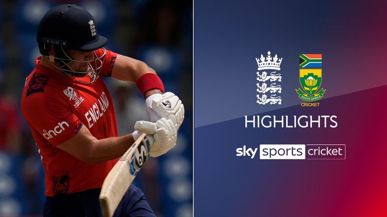 Highlights of South Africa's seven-run win over England in the Super 8s at the T20 World Cup