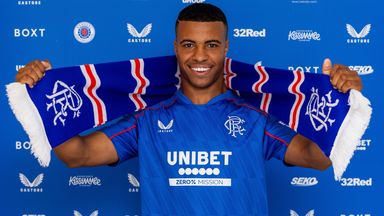 Hamza Igamane is Rangers' seventh summer signing (Credit: Rangers)