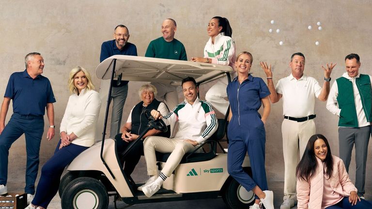 adidas are the new official apparel partner for Sky Sports Golf