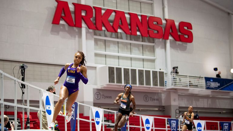 Anning started her journey in the 'NCAA' college system at Louisiana State University before moving to the University of Arkansas