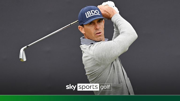 Billy Horschel made a birdie at the first hole at Royal Troon as he looked to claim his first major title by winning The Open