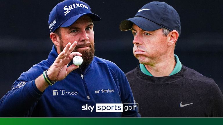 Highlights from the opening day of The Open at Royal Troon, where Daniel Brown led by one shot over Shane Lowry